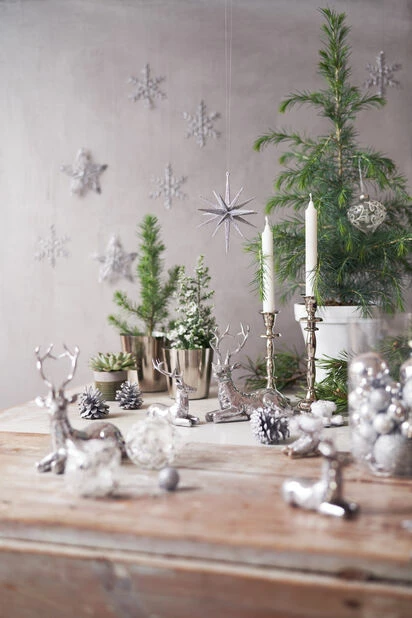 Potte Noelle - Ø12 Cm, Sølv 2 Potte Noelle - Ø12 Cm, Sølv - Bilde 2