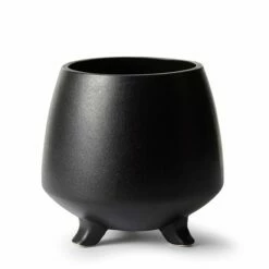 Potte Med Ben Iris - Ă14 Cm, Svart