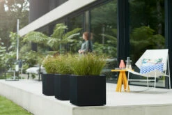 Potte Elho Vivo Med Hjul - Lengde 39 Cm, Svart 6 Potte Elho Vivo Med Hjul - Lengde 39 Cm, Svart -Potteplante Salgsbutikk 530981 vivo20structure20finish20square20wheels2040cm