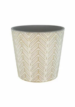 Potte Melina - Ø14 Cm, Hvit