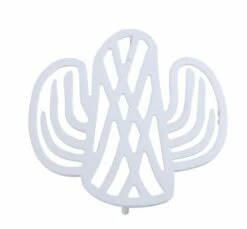 Potteunderlag Kaktus - Ø16 Cm, Hvit