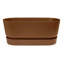 Plantekasse Greenville Elho - Lengde 80 Cm, Brun