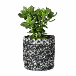 Kurv Jeans - Ø16 Cm, Blå -Potteplante Salgsbutikk Jeans pot D16 blue 545396 3