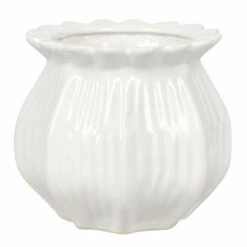 Potte Leia - Ă15 Cm, Hvit